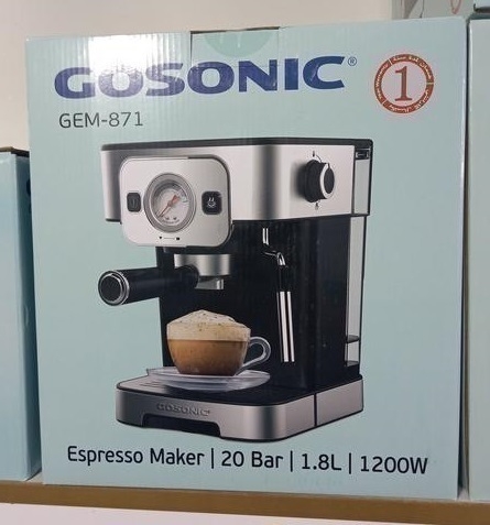 اسپرسوساز گوسونیک مدل GEM-871 ا gosonic espresso maker model gem-871